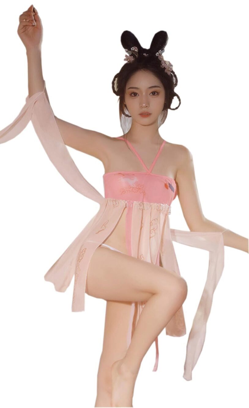 1951 Sexy Cosplay Cheongsam Lingeries Anime Maid Dress Halloween Egyptian